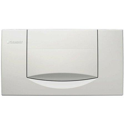 Geberit Jazzline 200F bedieningplaat - met frontbediening - voor toilet - 34x18.5cm - wit