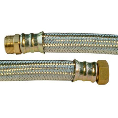 Go by Van Marcke flexible d'alimentation chauffage 3/4MF x 50cm caoutchouc et acier