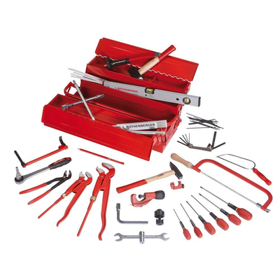 Rothenberger jeu d'outils sanitaires (jeu d'apprentis) 50 pièces 530x200x200mm incl. boîte à outils