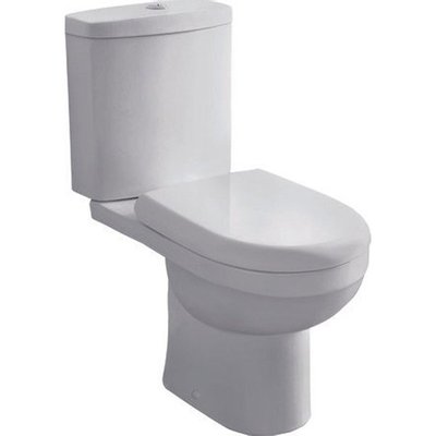 Nemo Go Riele PACK staand toilet S (AO) uitgang 780 x 635 x 375 mm porselein wit met dunne softclose en takeoff zitting met jachtbak