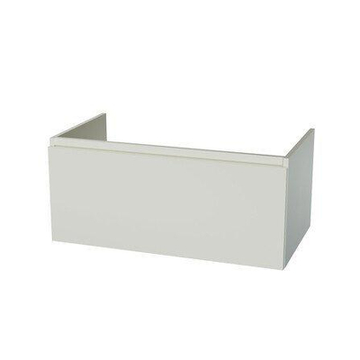 Nemo Spring Ventus Uno Meuble sous lavabo 100x40x49.5cm 1 tiroir sans poingée Blanc