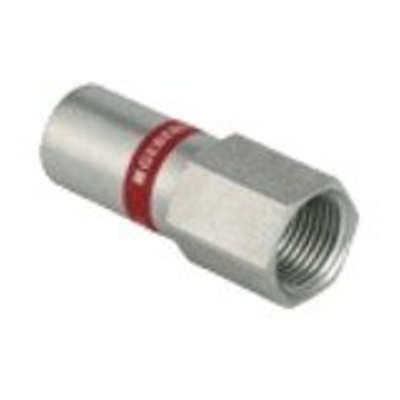 Geberit Mapress C-staal schroefbus verzinkt - met binnendraad en insteekeinde 1/2"bix22mm