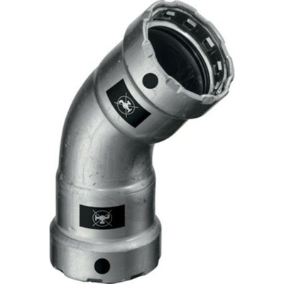 Viega Megapress coude 45° sc acier 2 x press 1 1/4