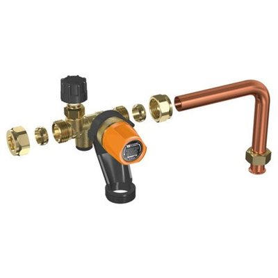 Watts Industries groupe de sécurité 12 MF avec raccord coudé