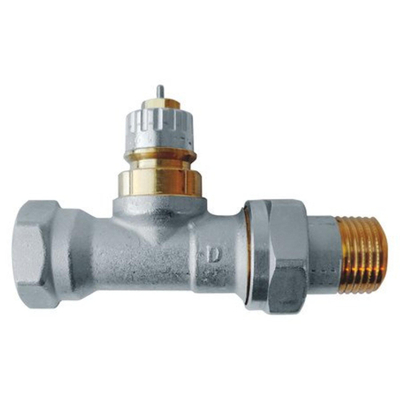 Danfoss robinet thermostatique de radiateur avec préréglage 1/2 droit Kvs = 090 m3/h RA N15