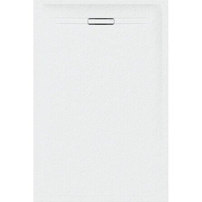 Geberit Sestra Douchevloer - 160x90cm - structuur wit leisteen