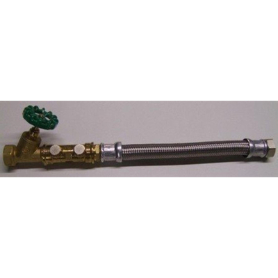 Go by Van Marcke kit de raccordement complet pour compteur d'eau 3/4F x 3/4F écrou libre - inox
