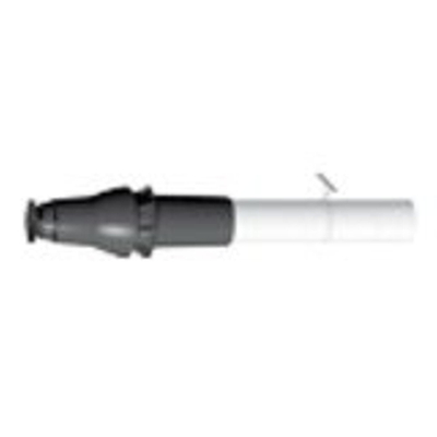 Burgerhout Skyline 3000 oeillet de toit en plastique concentrique 60/100mm noir