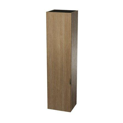 Nemo Legro kolomkast - 40x34x159cm - linksdraaiend - greep brons - oak nature (eiken)
