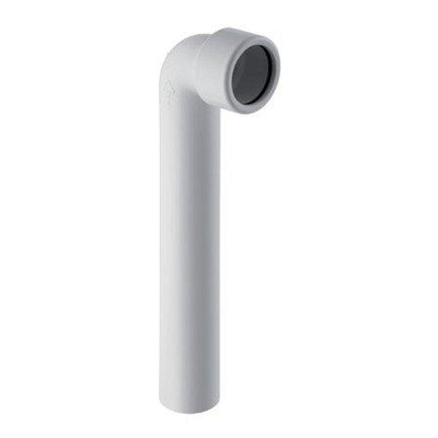 Geberit aansluitbocht - 90 graden - D - 40mm - kunststof - alpien wit
