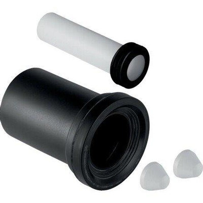 Geberit garniture de raccordement PE 185mm évacuation 90mm alimentation 45mm