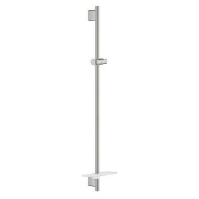 GROHE Rainshower SmartActive Ensemble de douche mortier jointuresant - 90cm - avec plateau à savon - super acier brossé