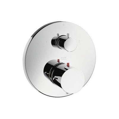 AXOR Starck jeu de finition pour mitigeur thermostatique encastré avec robinet d'arrêt avec inverseur