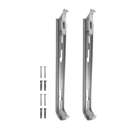 Henrad lot de 2 consoles murales pour radiateurs panneaux horizontaux Henrad sans bandes de fixation soudées hauteur 600 mm