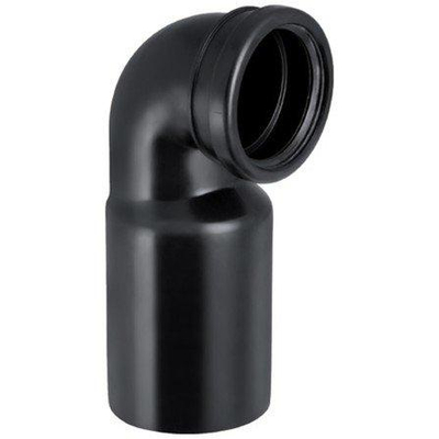 Geberit Argos Coude de raccordement pour WC suspendu 90x90 mm.