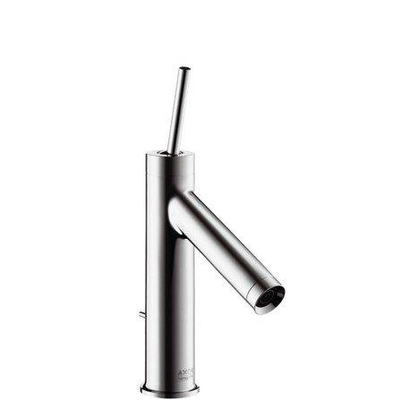 AXOR Starck wastafelkraan - model 90 - hoog - 1-gats - met trekwaste - chroom