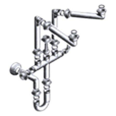 Nemo Skill siphon pour évier avec 2 bacs gain de place raccordement avec lave-vaisselle possible 64 x 40 mm PP gris