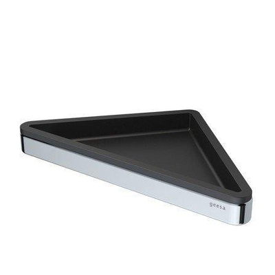 Geesa Frame étagère d'angle 16,5x16,5cm noir