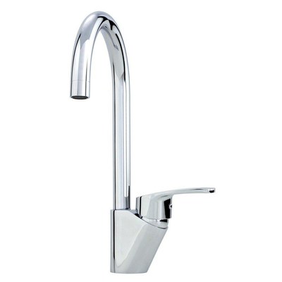 Nemo Spring Marea mitigeur de cuisine monocommande montage monotrou montage sur évier avec bec courbé avec bec mobile chrome