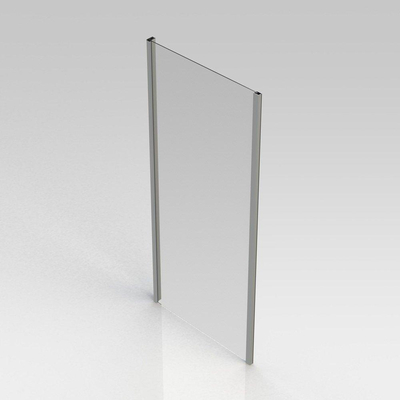 GO par Van Marcke Belo paroi fixe 90x190cm 6mm verre easy clean profils en aluminium chromé réglable 86.5-89cm
