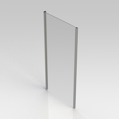 Nemo Go Belo vaste wand 90x190cm 6mm easy clean glas profielen aluminium verchroomd regelbaar 86.5-89cm TWEEDEKANS
