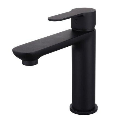 GO by Van Marcke wastafelkraan - 18cm - opbouw - mengkraan - messing zwart mat