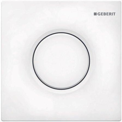 Geberit Type01 urinioir bedieningsplaat - pneumatisch - ronde knop - glans wit