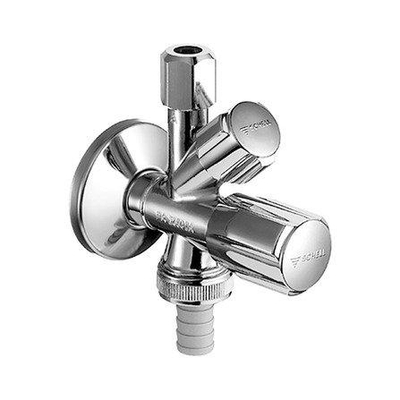 Schell Comfort robinet d'arrêt d’angle avec RV avec ASAG 1/2 chrome