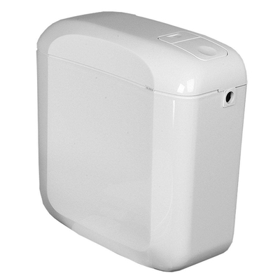 Go by Van Marcke réservoir apparent 41x16x40cm plastique avec bouton-poussoir blanc