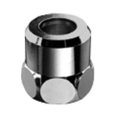 Schell écrou autofreiné en laiton avec cône joint en caoutchouc, bague de compensation de longueur, pièce en DN10 x 38F, par 5 pièces.