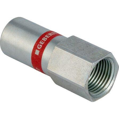 Geberit Mapress C-staal schroefbus verzinkt - met binnendraad en insteekeinde 1/2"bix22mm