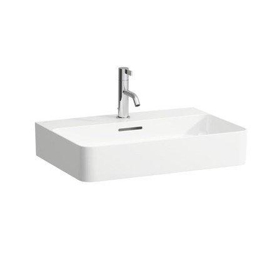 Laufen Val meuble lavabo 60x42cm avec 1 trou pour robinetterie avec trop-plein blanc