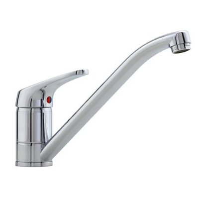 Nemo Start Taura mitigeur de cuisine monotrou à un levier avec bec bas avec bec orientable chrome