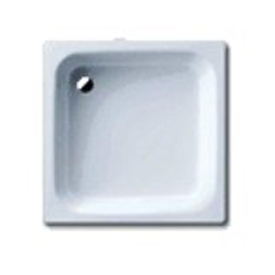 Kaldewei Sanidusch Receveur de douche métal moulé 90x90x14cm carré Blanc