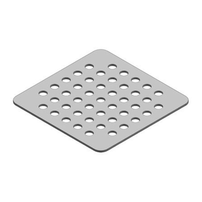 Nemo Stock Collection Taurus afdekplaatje - inox