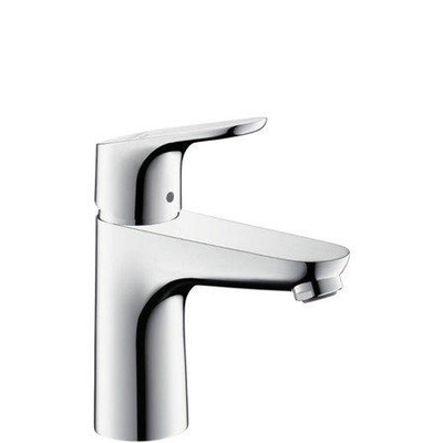 Hansgrohe Focus Eengreeps wastafelmengkraan - 100 - coolstart - met PopUp - trekwaste - hoogglans chroom