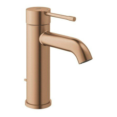 GROHE essence mélangeur lavabo 1 trou taille s avec vidage brossé Warm sunset brossé (cuivre)