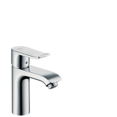 Hansgrohe Metris Wastafelkraan - 110 - coolstart - met waste - hoogglans chroom