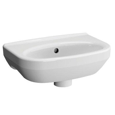 Nemo Spring Purcompact lave-mains 38x25x18cm porcelaine avec trop-plein sans trou pour robinet blanc