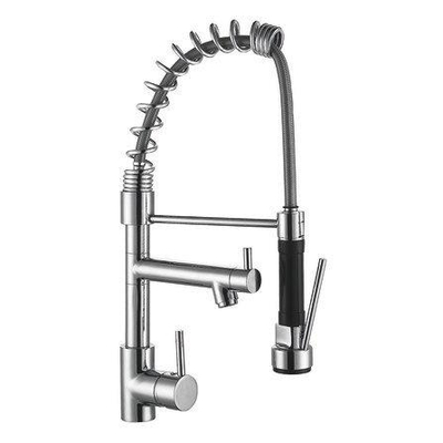 GO by Van Marcke Cuisina II keukenkraan - 48cm - draaibare & uittrekbare uitloop - waterbesparend - chroom OUTLETSTORE