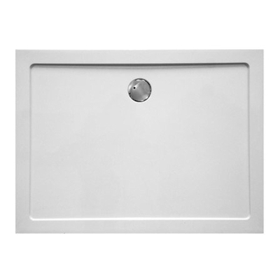 GO by Van Marcke Helion receveur de douche composite synthétique 120x90x3.5cm rectangulaire évacuation D90mm sans jeu de pieds blanc