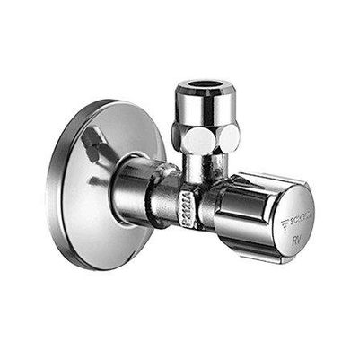 Schell Comfort robinet d'arrêt d'angle 1/2 pouce Chrome brillant