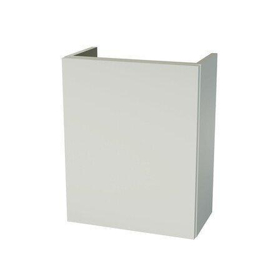 Van Marcke Durma Fonteinkastset - 40x20x50cm - 1 deur - rechts - 1 kraangat - rechts - white standard