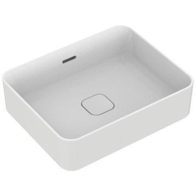 Ideal standard Strada ii dosseret vitré sans trou pour robinet avec trop-plein 50x40cm blanc