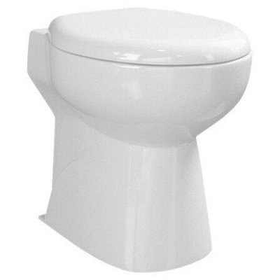 GO by Van Marcke toilette au sol avec broyeur avec double chasse 2/44 litres avec abattant