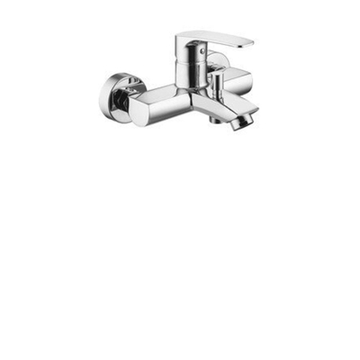 Go by Van Marcke Lena robinet de baignoire et de douche mélangeur 2 trous apparent avec inverseur chromé