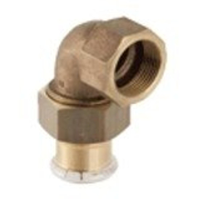 Geberit Mapress persfitting - koper - water - 3-delige overgangsbocht - met binnendraad - 15-1/2F