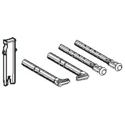 Geberit set stelschroeven/bev./bedieningstift voor bedieningsplaat