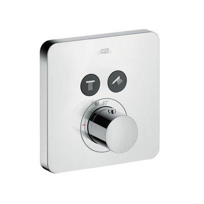 AXOR Showerselect garniture de finition thermostatique avec robinet d'arrêt pour 2 fonctions chrome