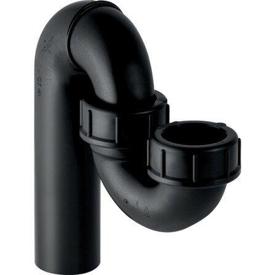 Geberit PE Leidingsifon - 0 - 90 - 180 graden - zwart